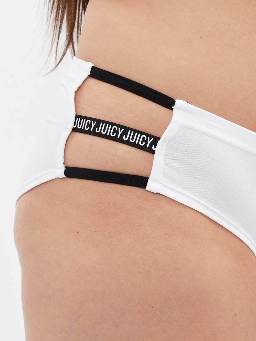 Набор из 3 высоких трусиков-слипов с перемычками по бокам (Размер: XL) (Цвет: разноцветный)