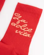 Носки 7 пятниц La dolce vita красные