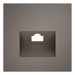 Накладка для розетки компьютерной RJ45 кат.6, S70 (капучино)