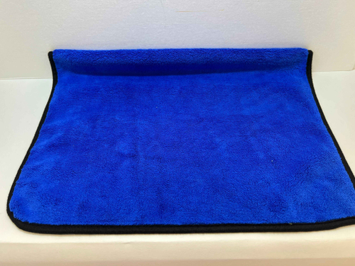 Салфетка из микрофибры универсальная, синий-серый (39.5см x 39.5см) (1 шт.)