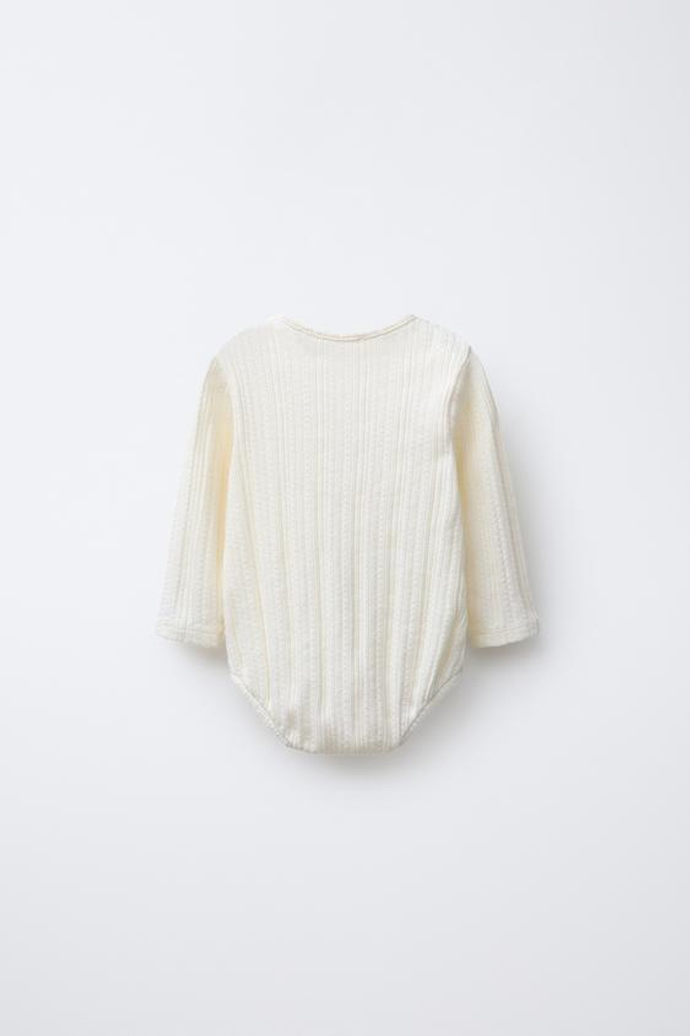 ZARA БОДИ В РУБЧИК С ПРИНТОМ, ЭКРЮ