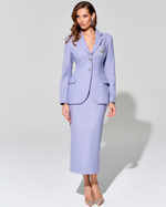 Юбка-карандаш из премиальной костюмной ткани