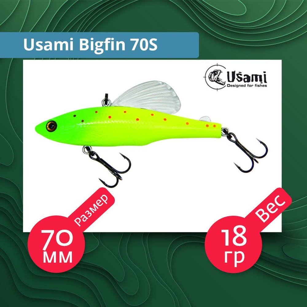 Воблер для рыбалки Usami Bigfin
