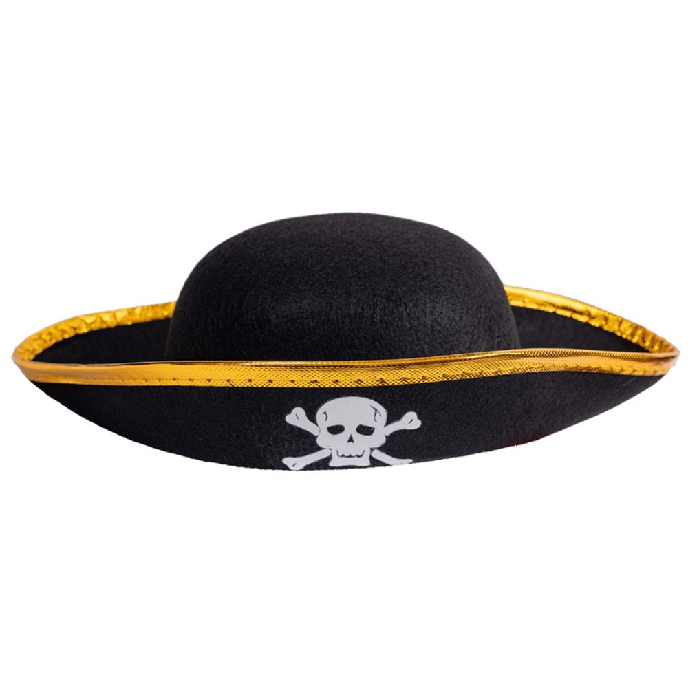 Шляпа Пирата Череп детская фетр