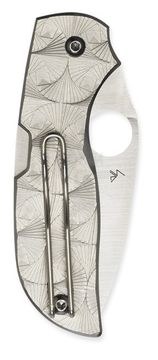 Складной нож Spyderco Chaparral 3 Stepped Titanium C152STIP c клинком из стали CTS-XHP, рукоять титан