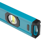 Уровень алюминиевый, магнит., фрезерованный, 3 глазка, 0,5 мм/м, 1200 мм Gross