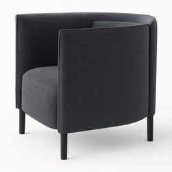 Дизайнерское кресло PETAL ginger 042