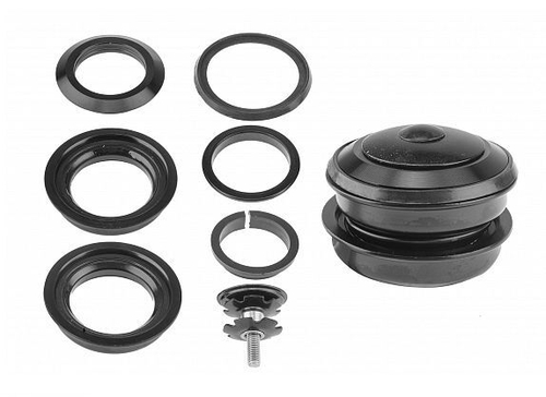 Детали рулевой колонки KL-B430 KENLI 1-1/8" ,безрезьбовая. полуинт алюм./сталь черная.арт.170120