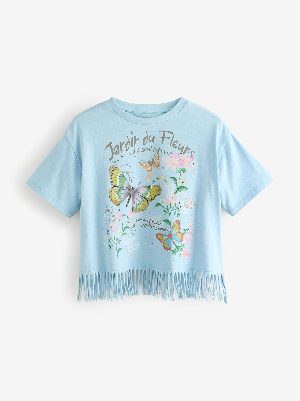 Футболка для девочки Next E44-439, Голубой