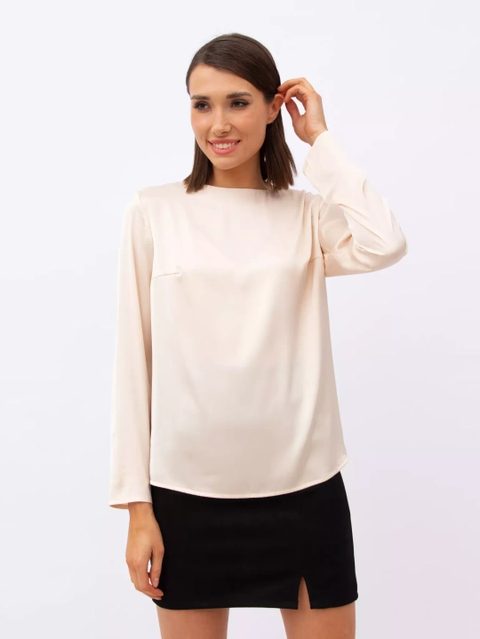 Блузка с рукавом Anyday Icon Blouse 01, цвет бежевый