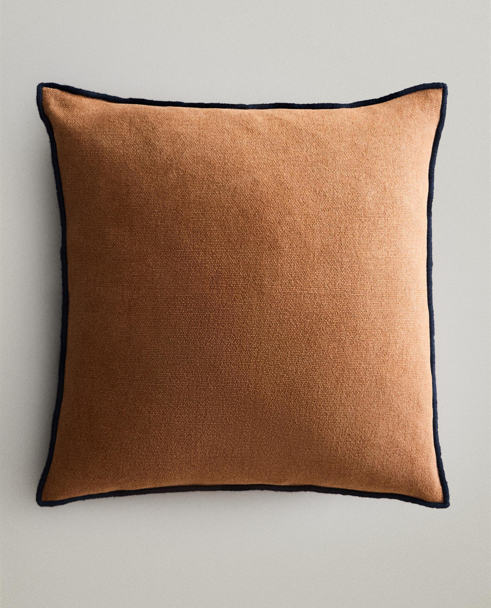 Zara Home наволочка декоративная из льна, терракотовый, 45x45 см