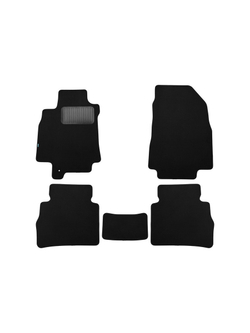 Коврики в салон для NISSAN Tiida 2004-2012, 2010-2013, седан, 5 шт. (текстиль) KLEVER03362122110KH