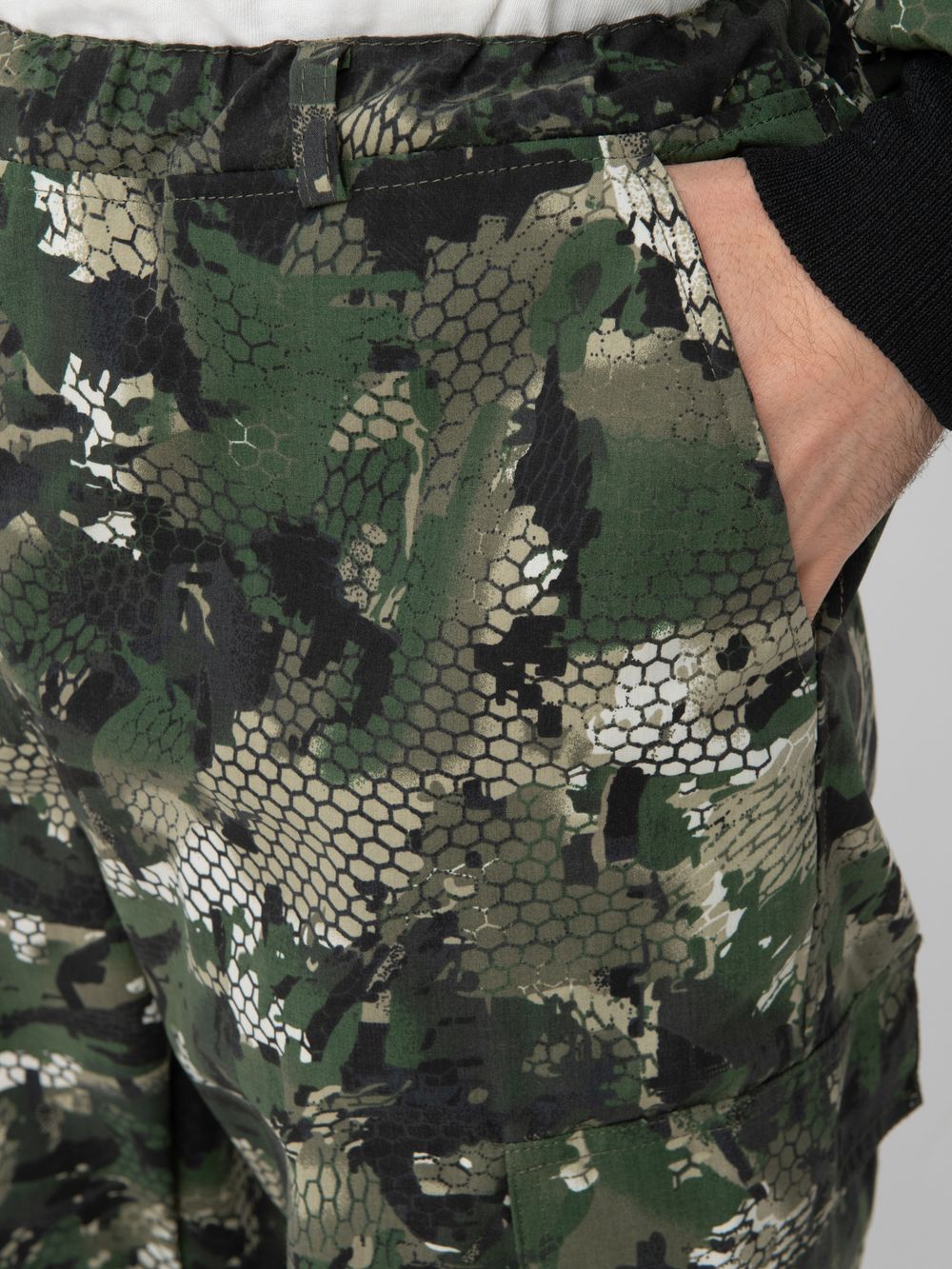 Костюм летний Антигнус-Люкс ткань Сорочка цвет Зелёный питон