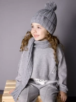 Шапка детская осенняя и шарф