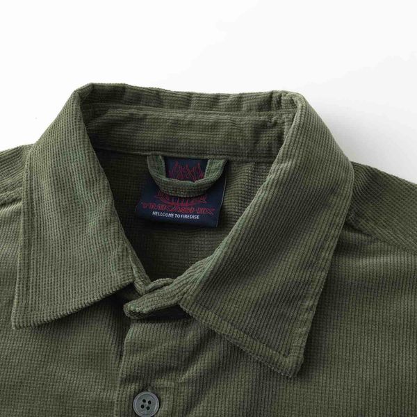 Рубашка Velvet HTF темно-зеленая - фото 3