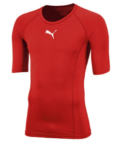 Компрессионка  Puma Liga Baselayer Tee SS - красный