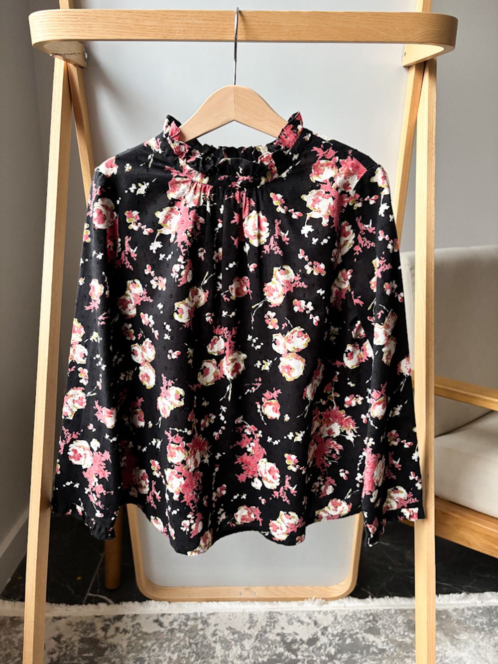 Хлопковая блузка Bonpoint, 128