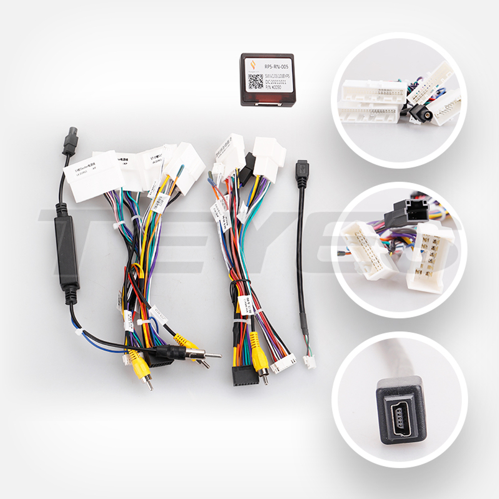 Комплект рамки с разъёмами 10"+can Renault Duster 2/Arkana 2020-2022 цветное ШГУ - Car-Smart 7084