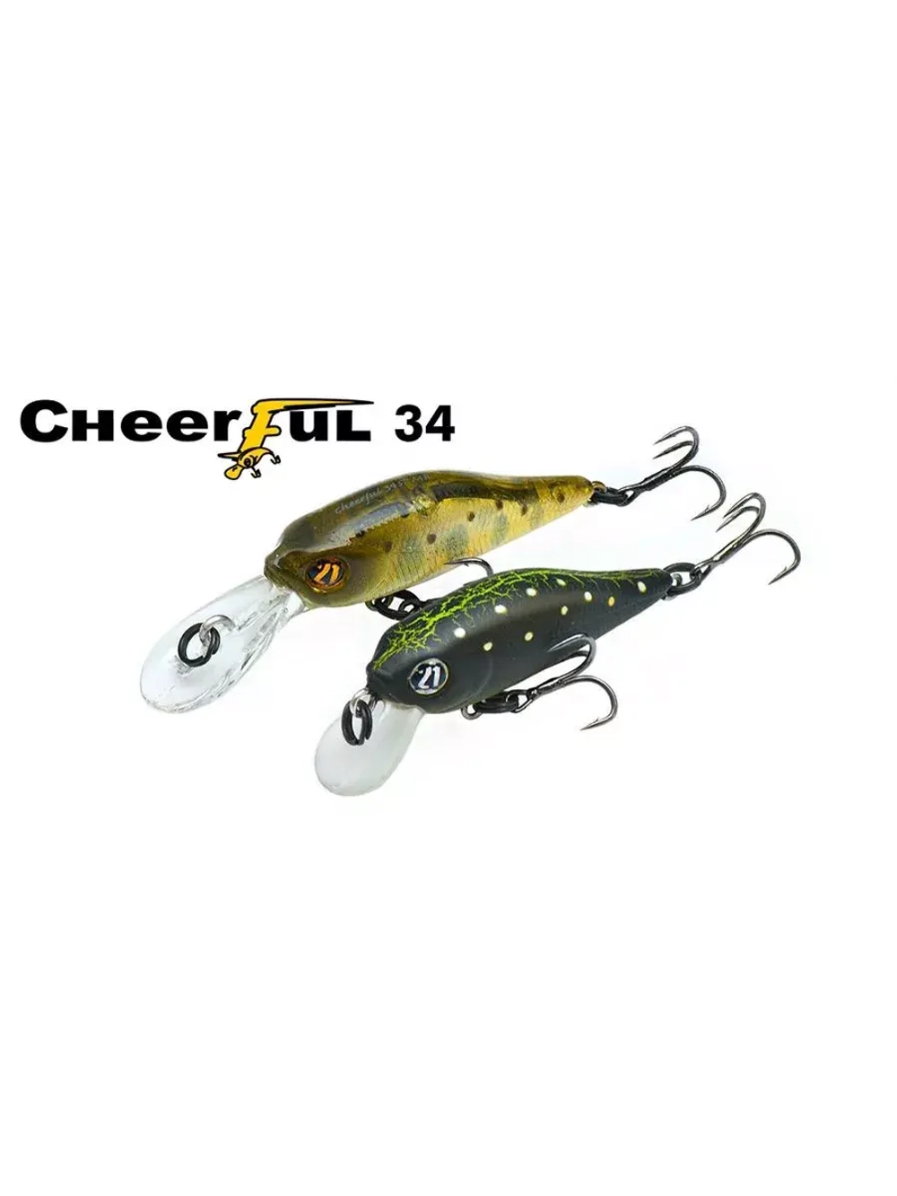 Воблер Cheerful 34SP-MR 34мм. 1.65гр. 0.6-1 м. R45