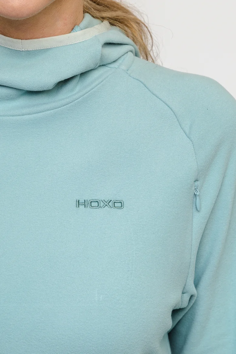 Кофта-ниндзя (с капюшоном), женская, цвет "Мятный бриз"