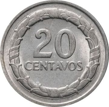 20 сентаво 1967-1969 Колумбия