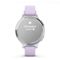 Умные часы Garmin Lily 2 Active серебряного цвета с фиолетовым ремешком