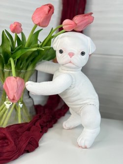 Игрушка мягконабивная 35см AniReal Бульдог (60111)