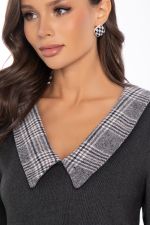 Платье "Искусство стиля" (темно-серое) П8296 LT Collection