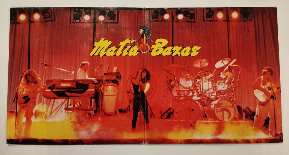 Винтажная виниловая пластинка LP Matia Bazar Tournee (Italy 1979)