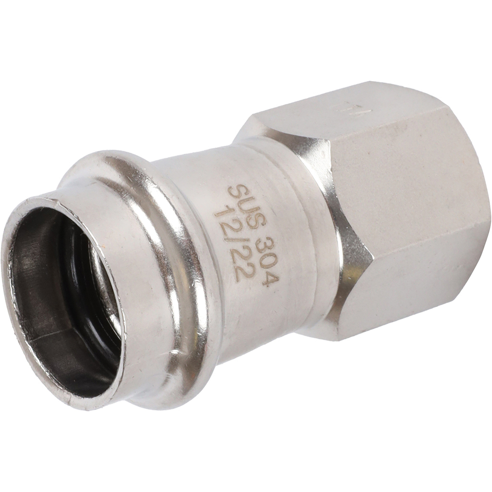 ROMMER Переходник с ВР 22x1/2" из нержавеющей стали прессовой
