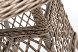 "Эспрессо–80 L" обеденная группа плетеная, цвет бежевый