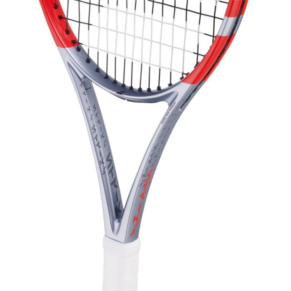 Теннисная ракетка Babolat Pure Strike Lite 4-gen - grey/fluo strike + струны