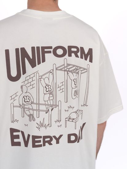 Футболка UNIFORM Heavy Workout белый