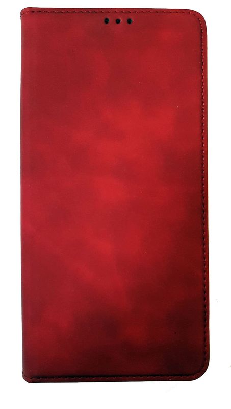 Чехол книжка с визитницей для Xiaomi Redmi 9 (Jasper) (Красный)