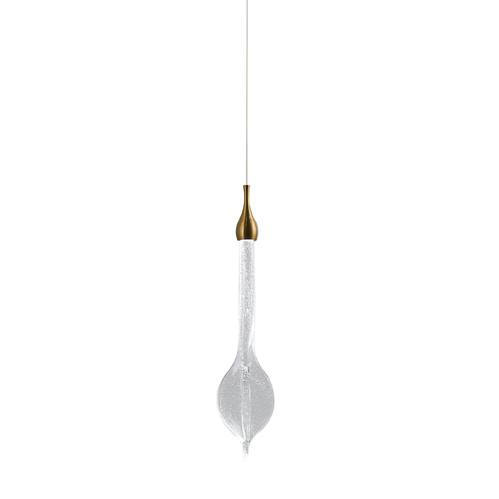 Подвесной светильник OD2433-1 gold/clear