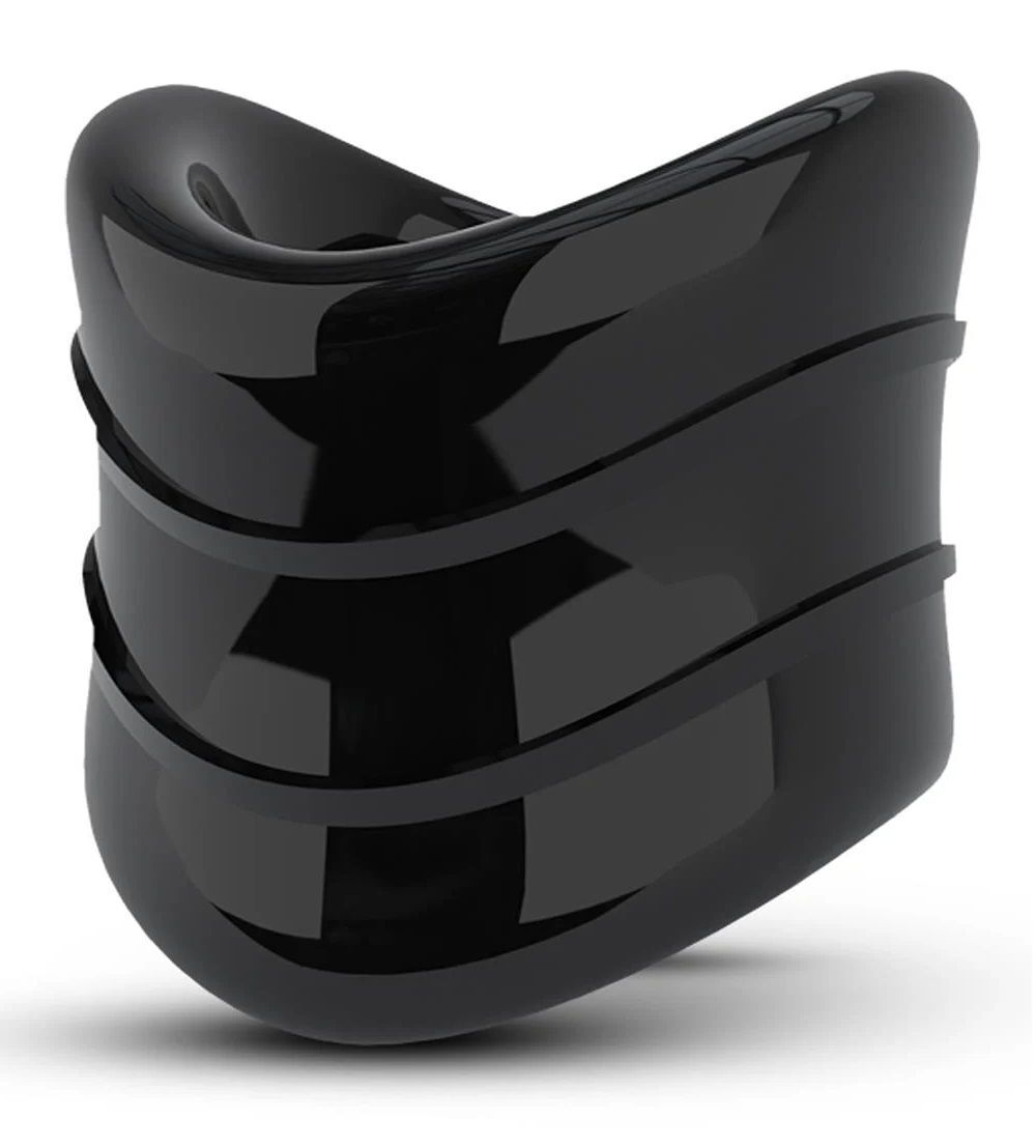 Черное эрекционное кольцо на мошонку Beef Ball Stretcher Snug X Long (Цвет: черный)