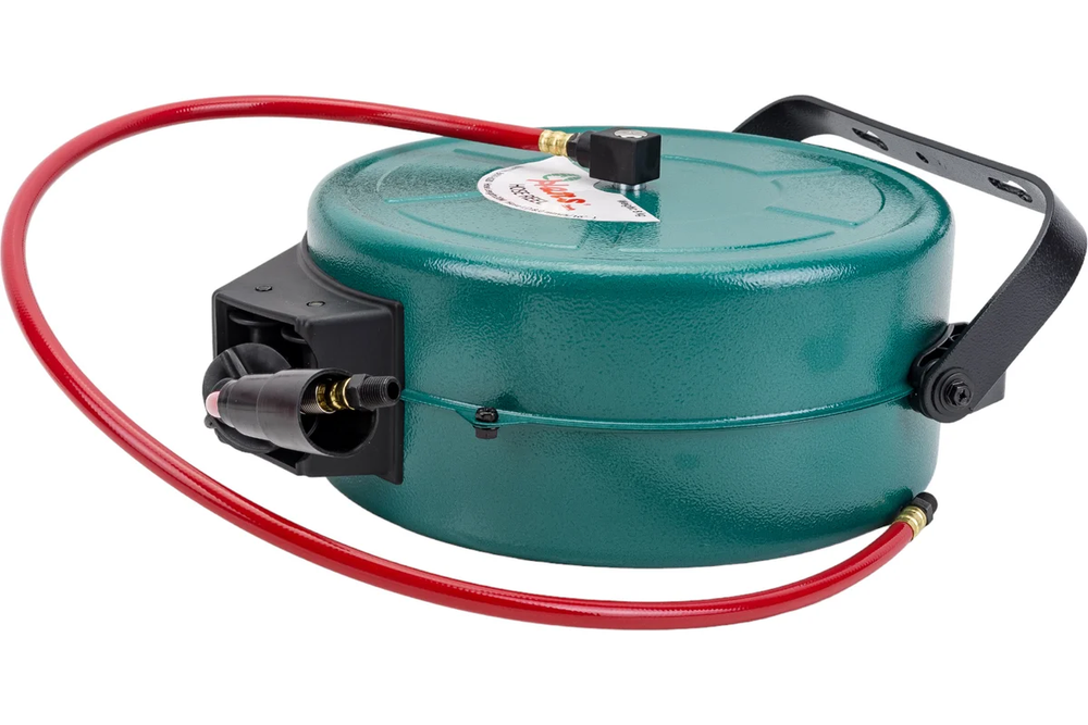 Шланг воздушный на самоскручивающейся катушке 8х12х20 м, Hans, 8606-8020