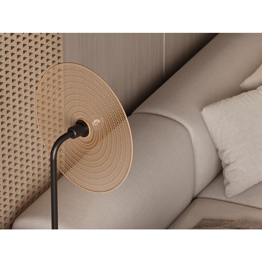 Торшер Vinger, 143 см, бежевый