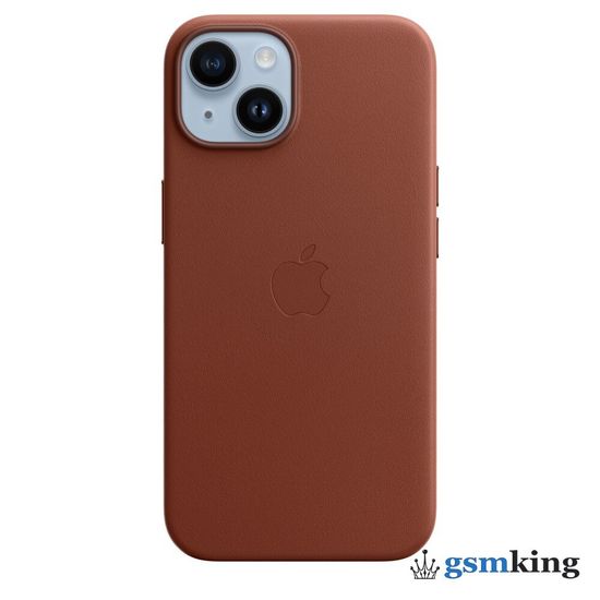 Apple Leather Case with MagSafe iPhone 14 Umber (Коричневый) MPP73ZM/A