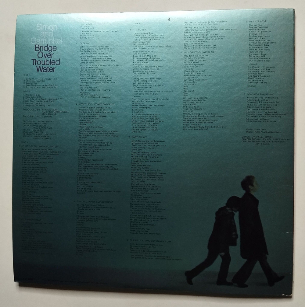 Винтажная виниловая пластинка LP Simon And Garfunkel Bridge Over Troubled Water (Japan 1972) (No Obi) (SQ)