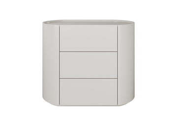 Комод Lagom 3 ящика ширина 90 см (дымка)