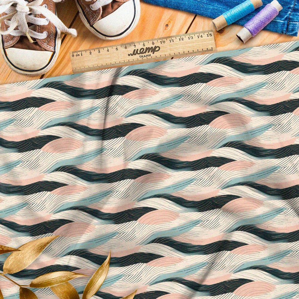 Ткань премиум бифлекс пастельное сияние