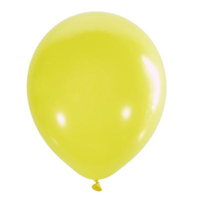 Воздушные шары с гелием и обработкой Пастель YELLOW Желтый 001 12"/30 см