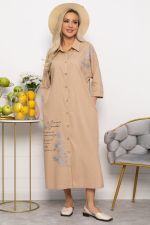 Платье Мирослава (бежевое) П15469-7М LT Collection