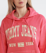 Худи TJW RLX WASHED VARSITY HOOD EXT Tommy Jeans - розовый(DW0DW17341)