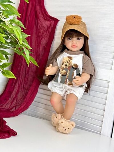 Кукла Реборн виниловая 55см в пакете (FA-290)