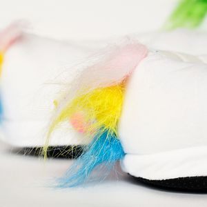 Тапки Rainbow Unicorn White