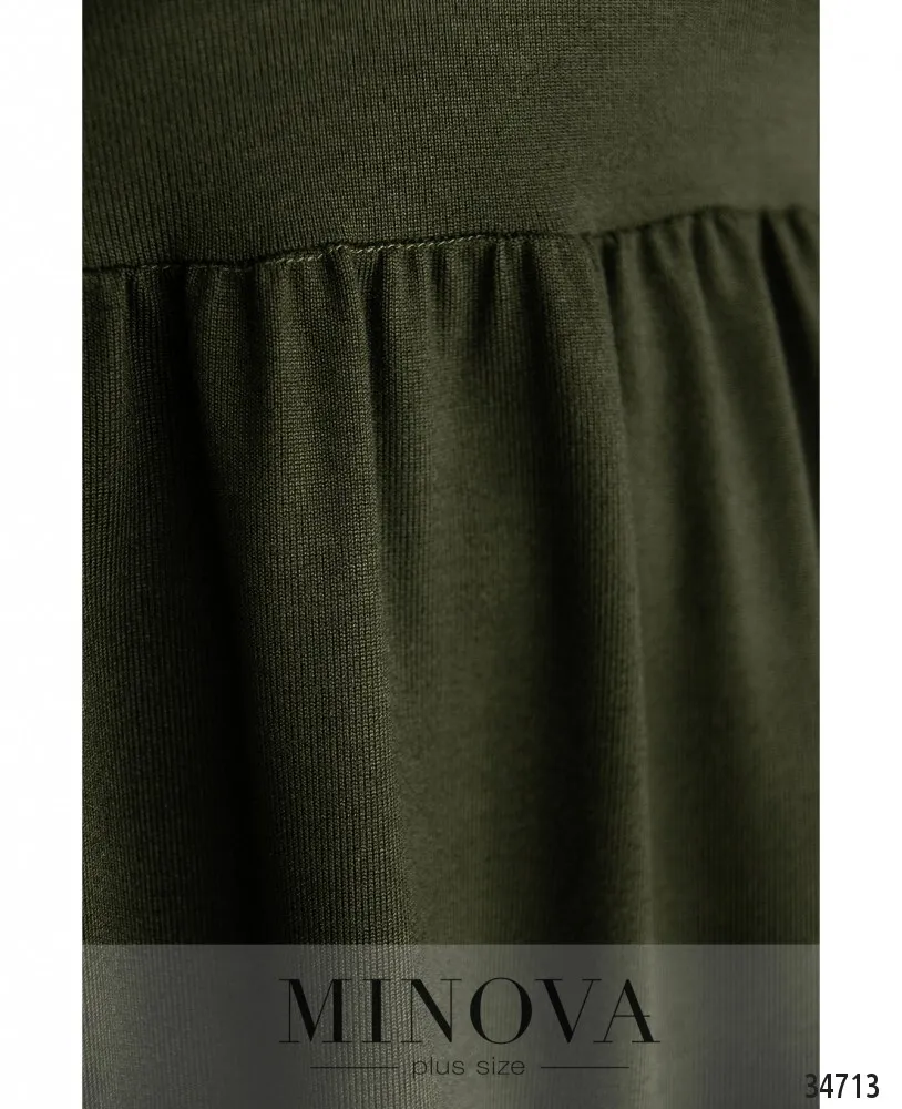 Платье 3129-ВБ-хаки Minova
