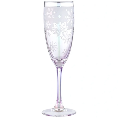 Набор бокалов для шампанского 2шт 170мл «Снежинки»