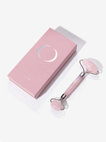 Роллер из розового кварца (серебро)